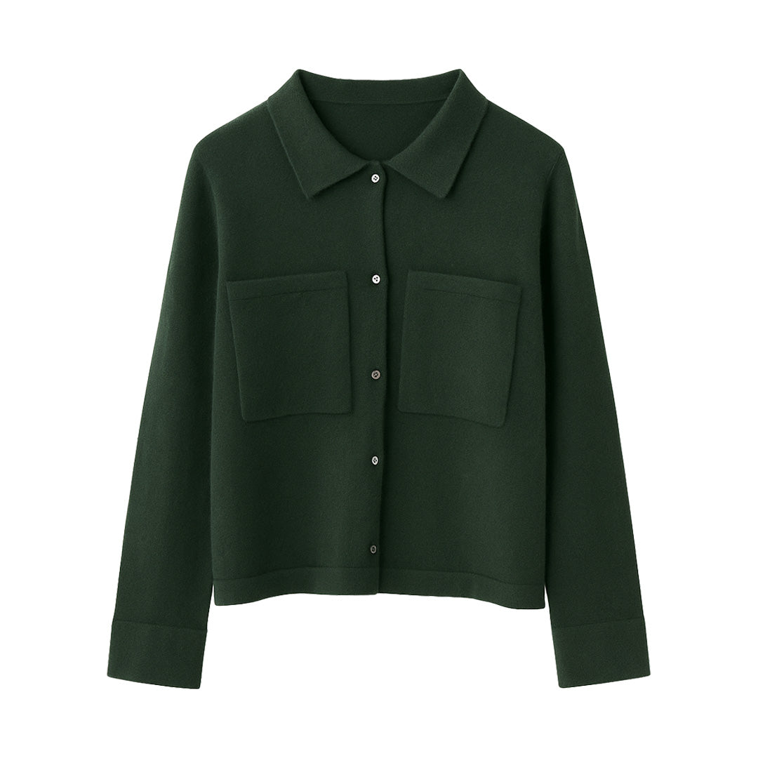 CASHMERE CARDIGAN FOREST