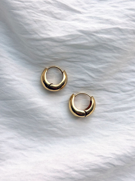 CHUNKY HOOPS GOLD