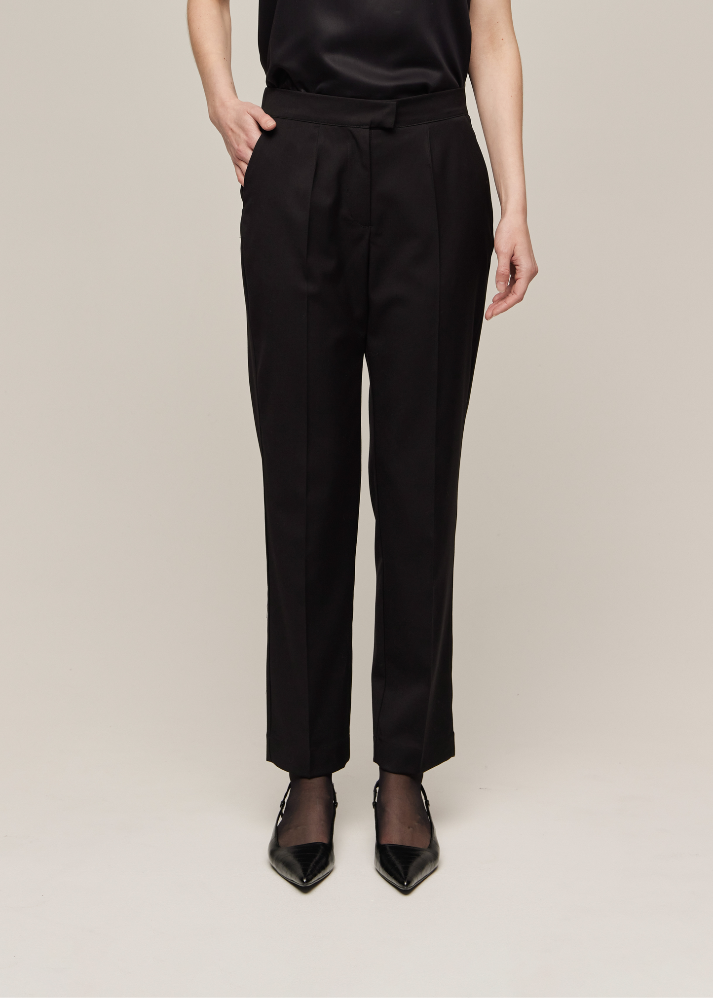 CIGARETTE PANTS BLACK