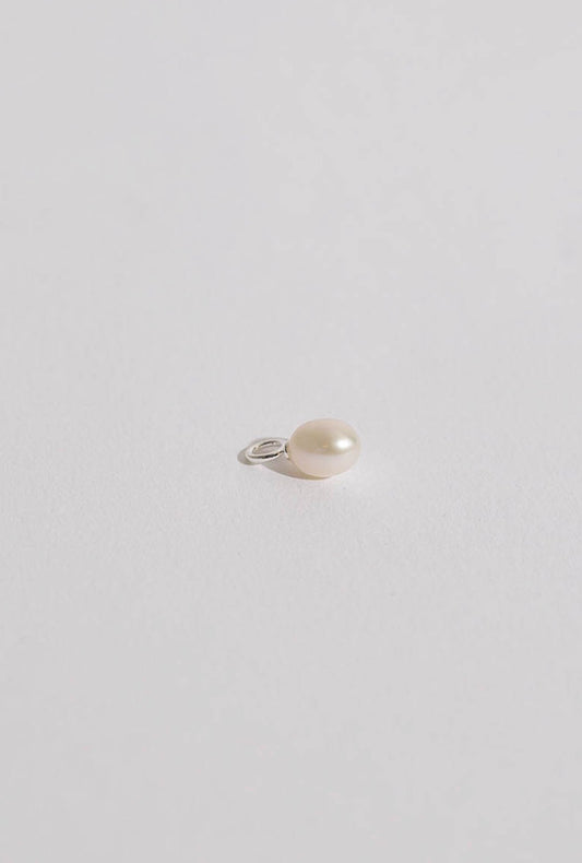 PEARL DROP PENDANT SILVER
