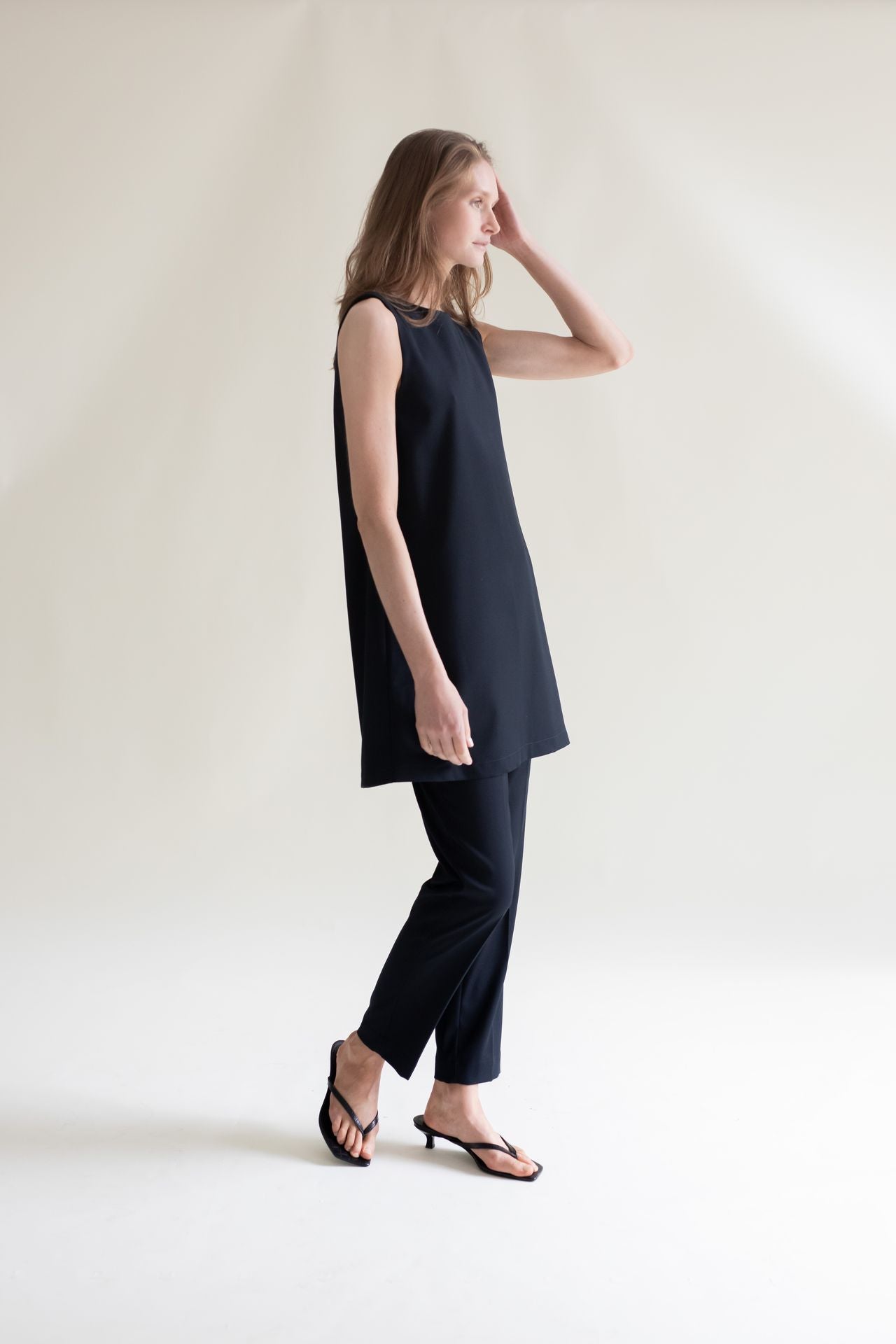 SHIFT DRESS NAVY
