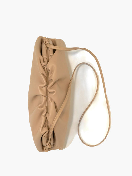 SMALL POUCH WITH STRAP BEIGE