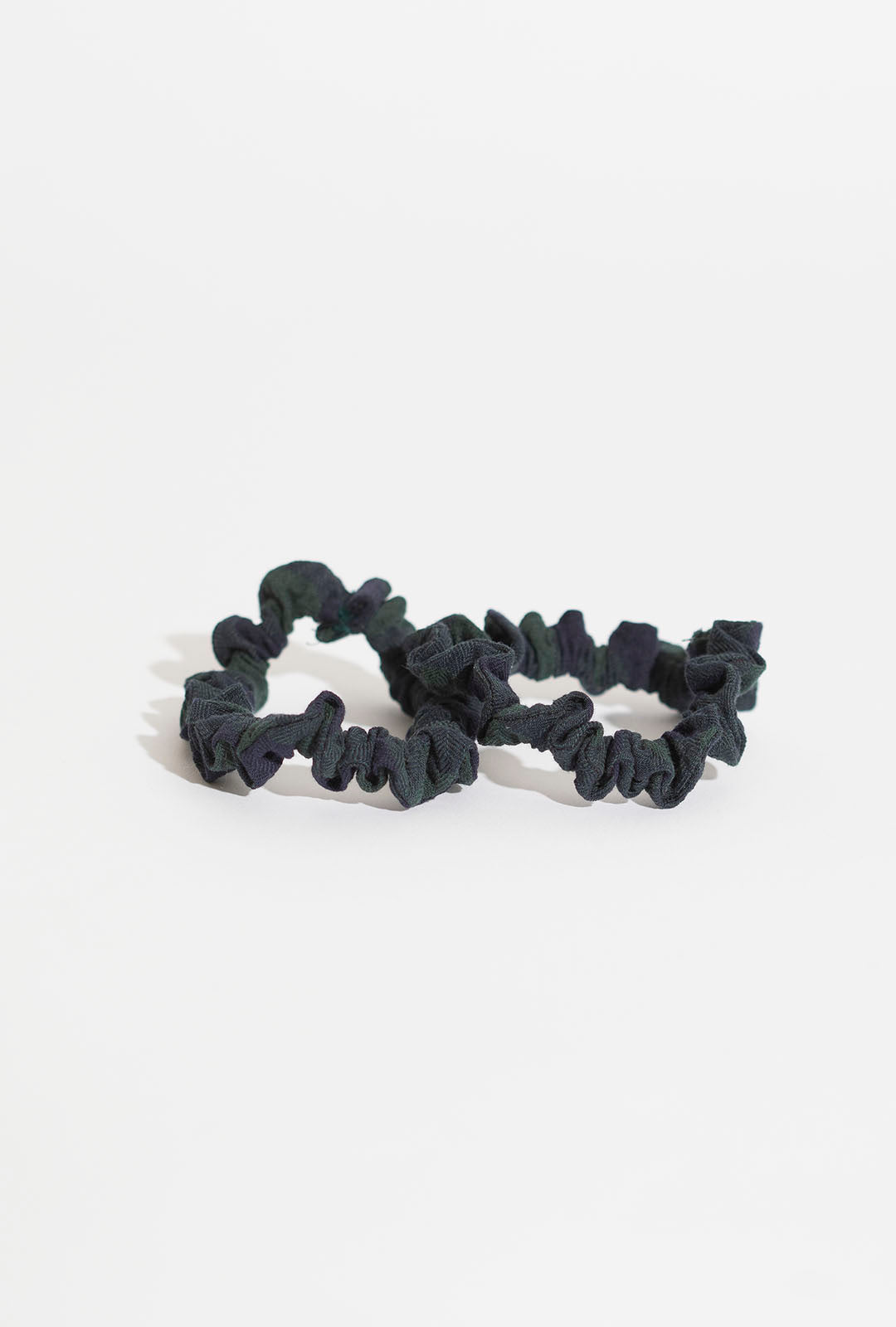 SKINNY SCRUNCHIES HELSINKI ATELIER GREEN/NAVY CHECK