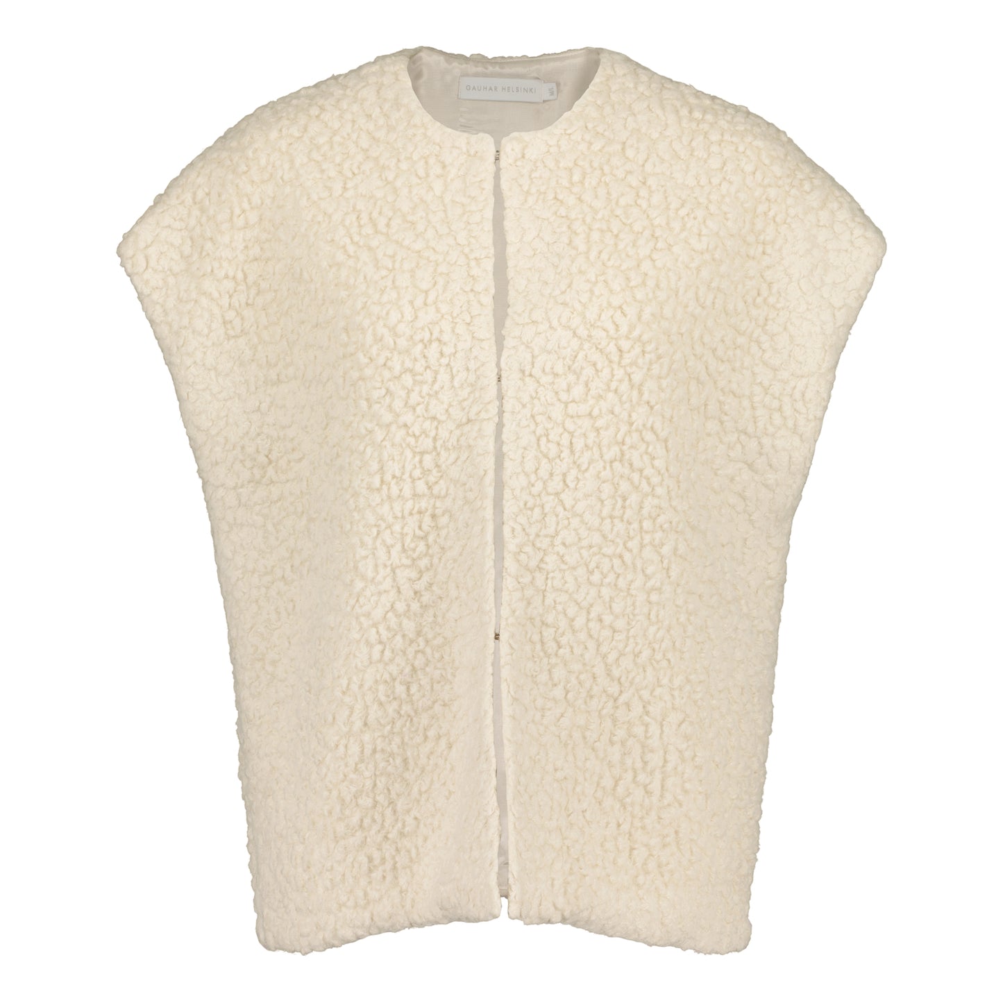 ARIANA TEDDY VEST IVORY