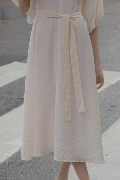 BALLOON SLEEVE DRESS