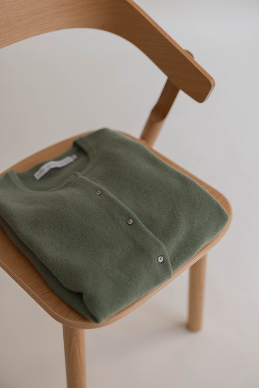 CASHMERE OVERSHIRT SAGE