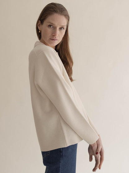CASHMERE JACKET CREME