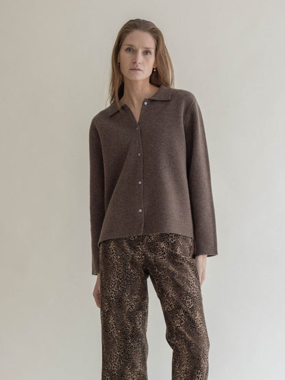CASHMERE JACKET ESPRESSO