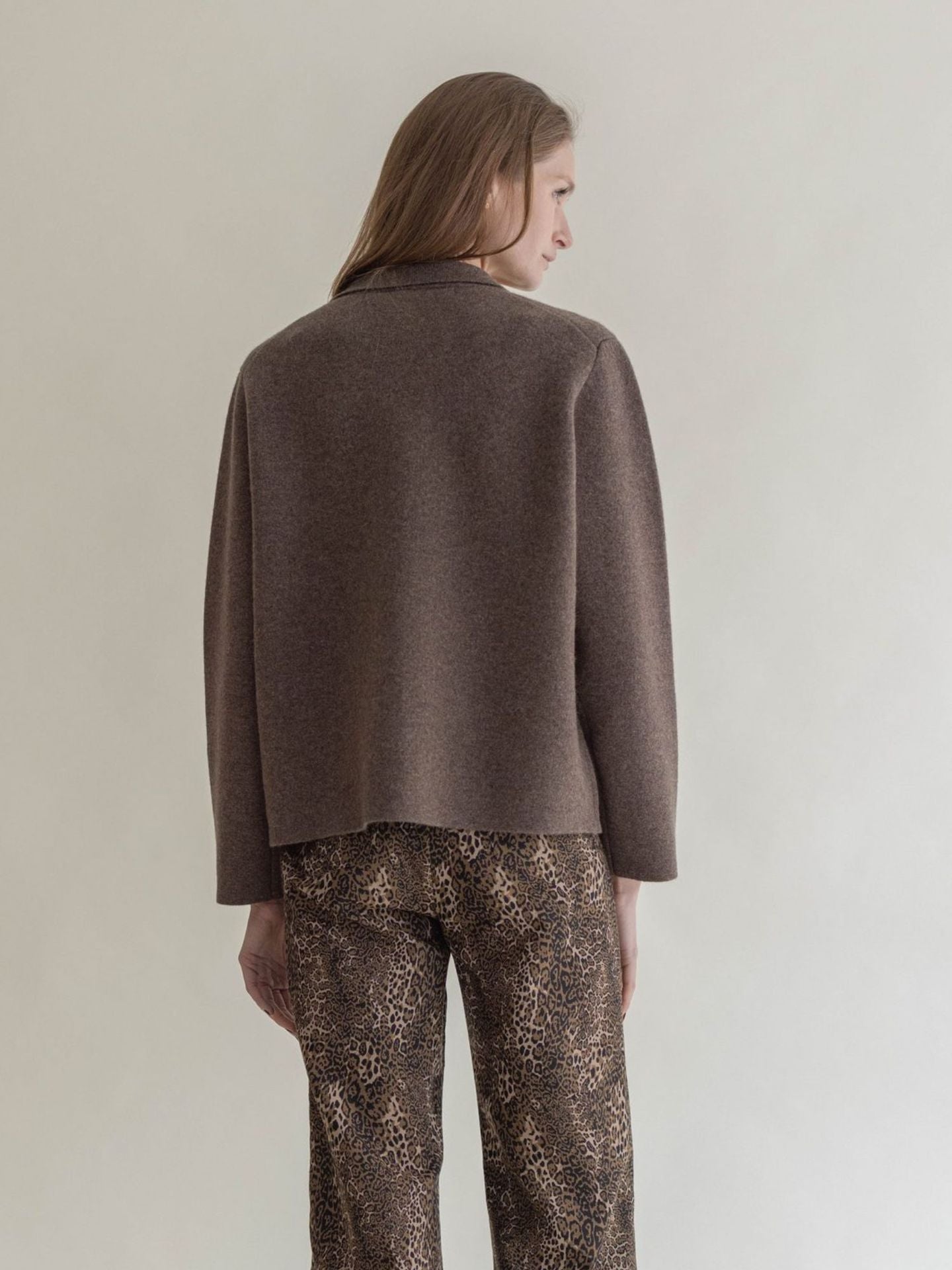 CASHMERE JACKET ESPRESSO