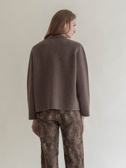 CASHMERE JACKET ESPRESSO