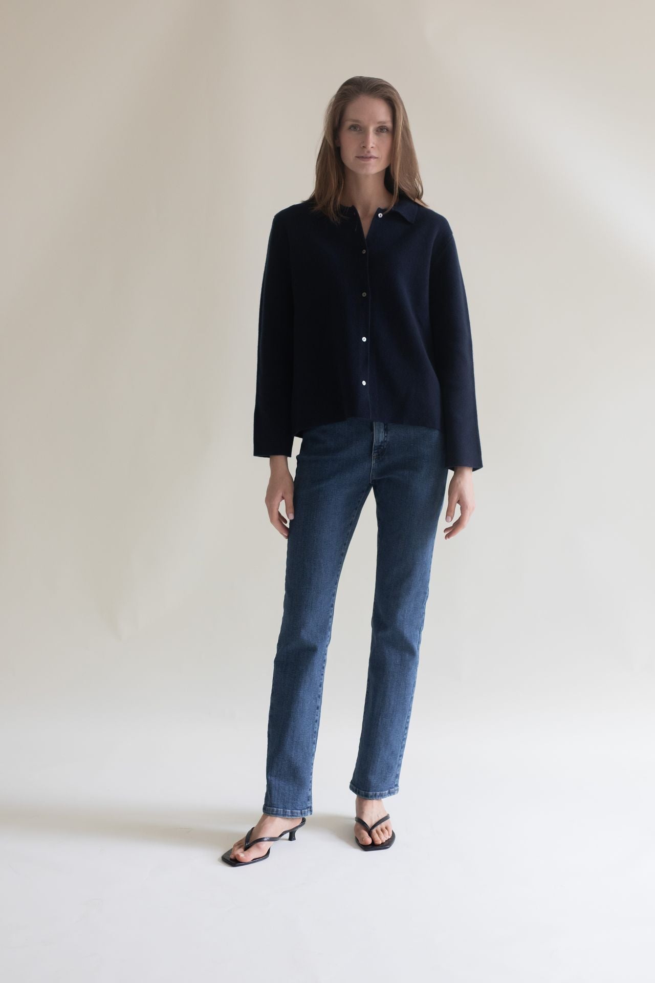 CASHMERE JACKET NAVY