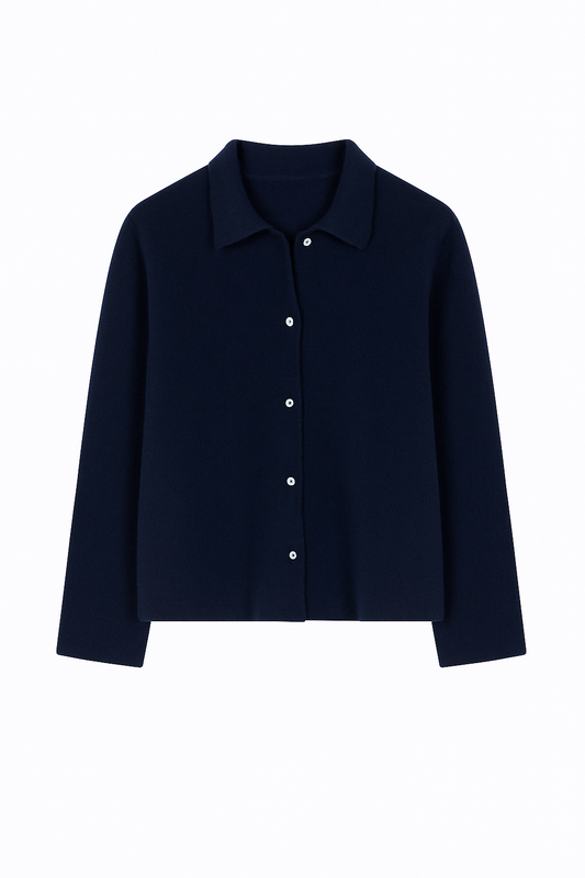CASHMERE JACKET NAVY