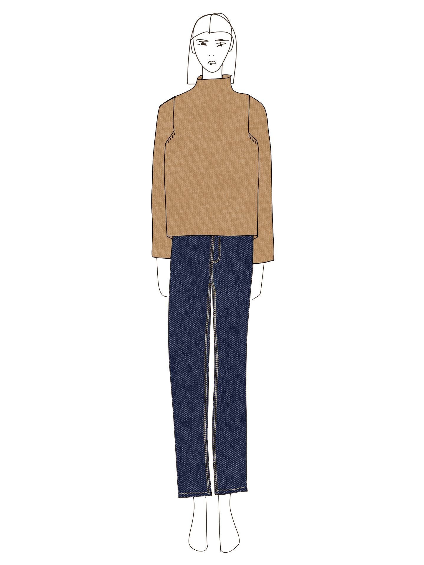 CASHMERE TURTLENECK CARAMEL