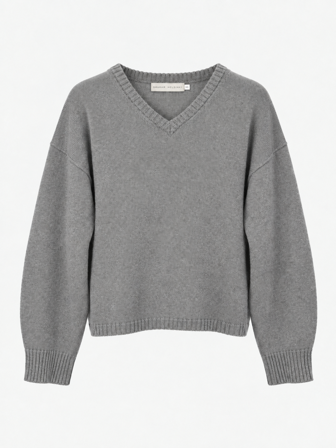 CASHMERE V-NECK RIVERSTONE