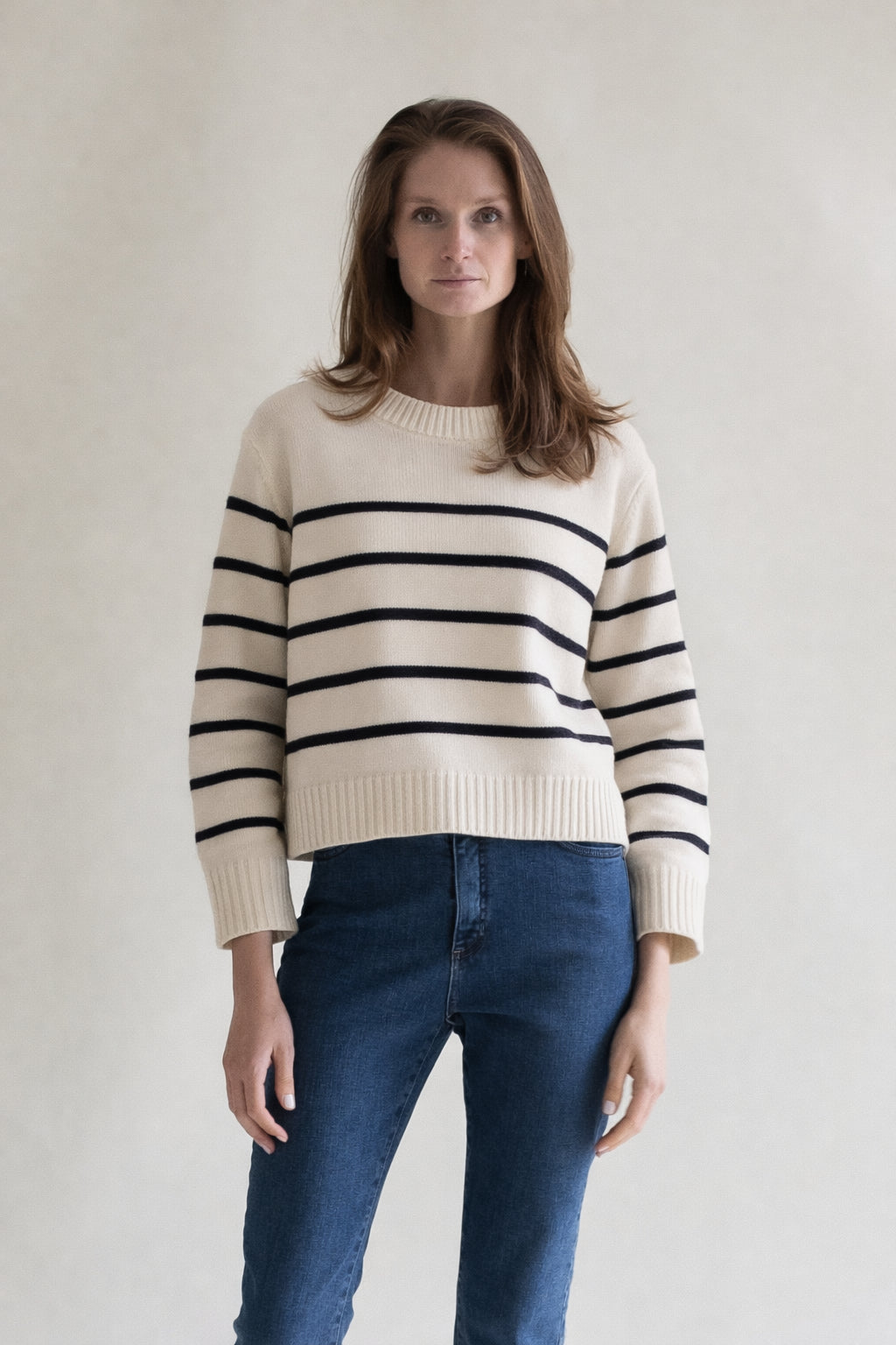CREW NECK COTTON STRIPED