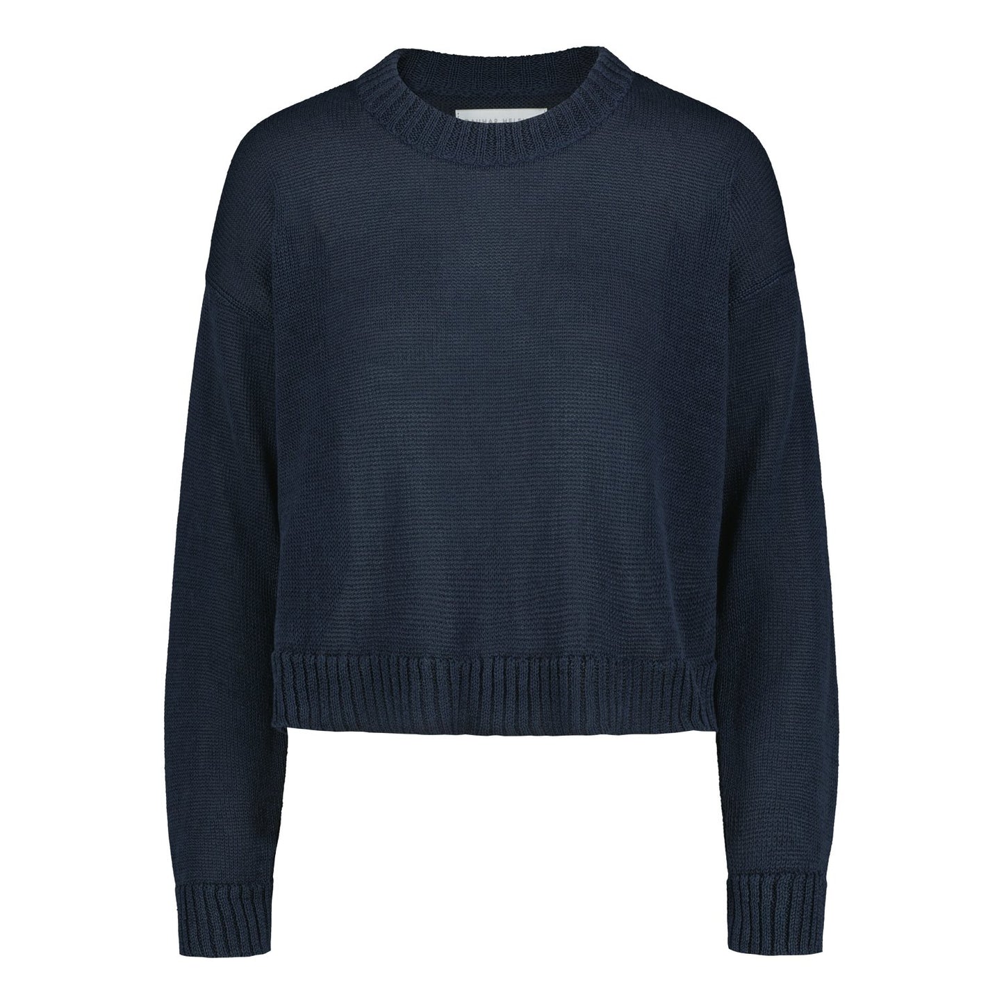 CREW NECK LINEN NAVY