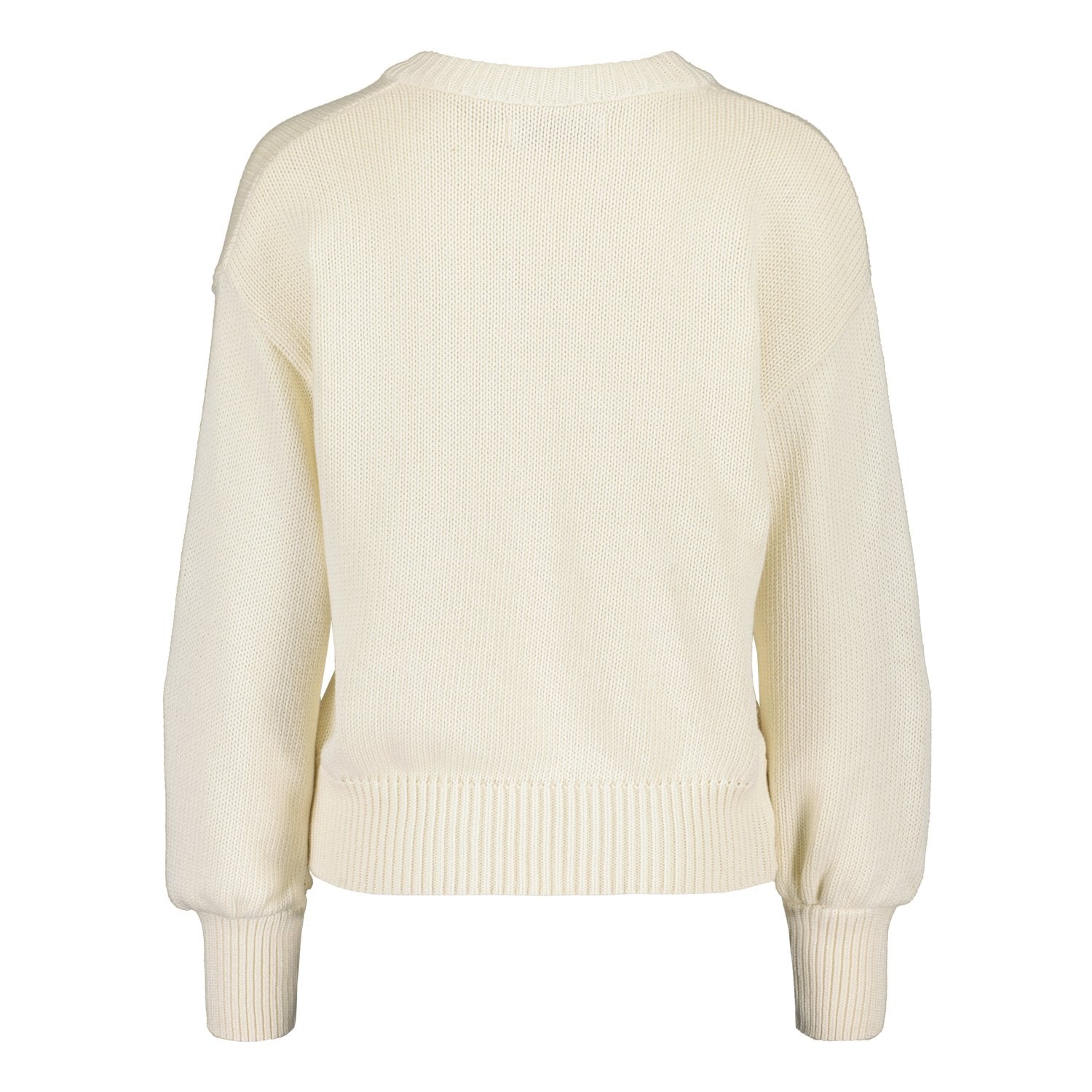 CROPPED COTTON KNIT IVORY