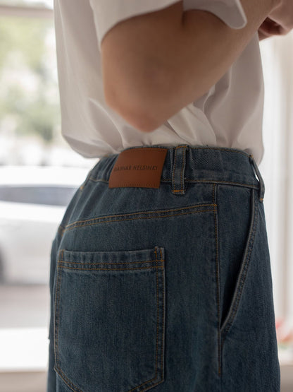 DENIM SHORTS SKY BLUE