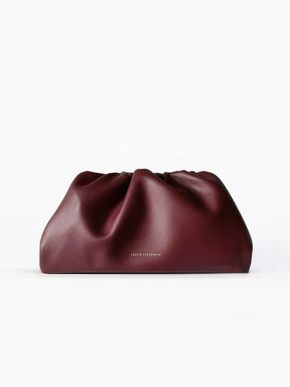 FREYA ESTEPHAN POUCH DEEP BURGUNDY