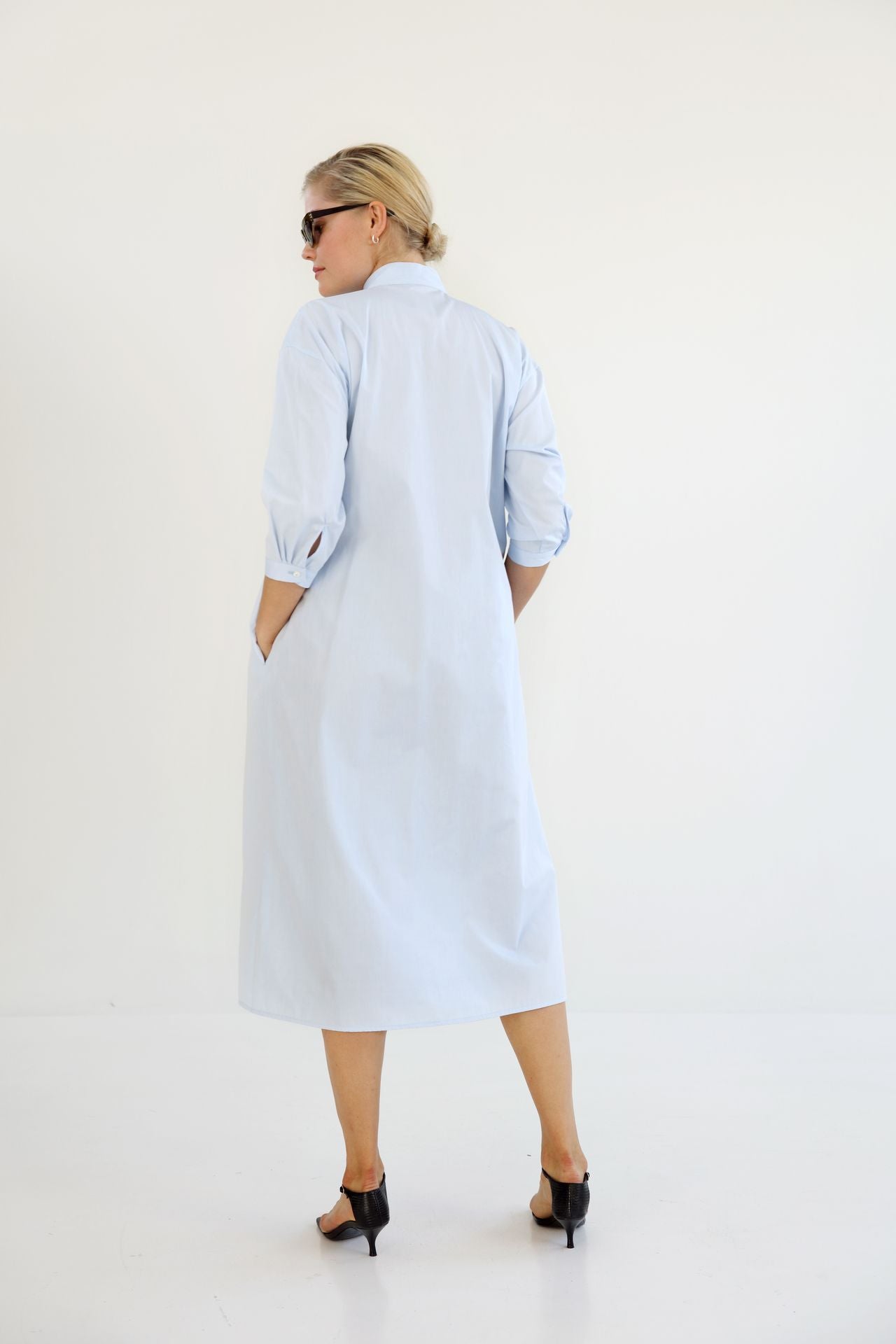 HELENA DRESS LIGHT BLUE