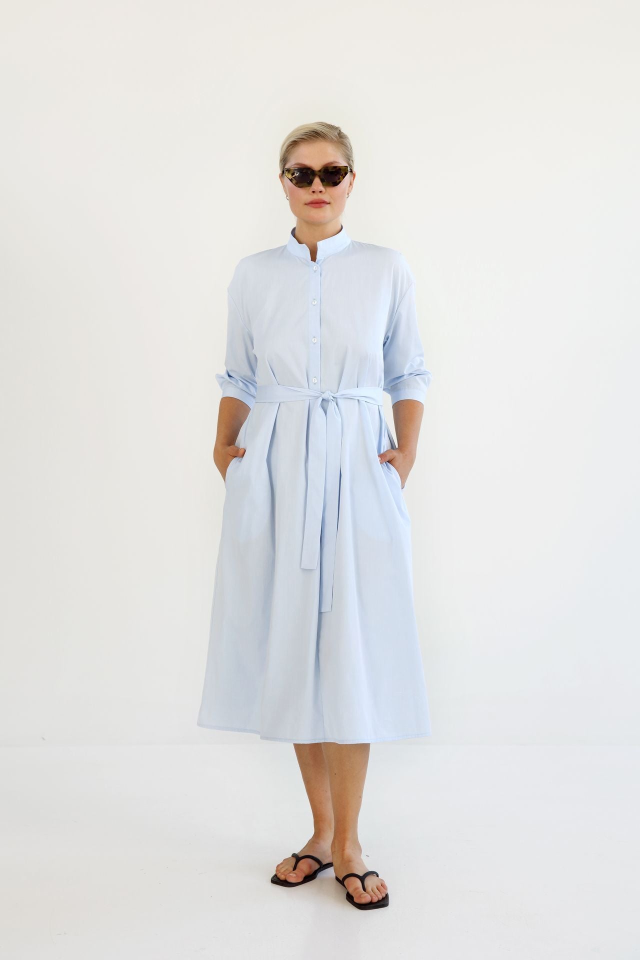 HELENA DRESS LIGHT BLUE