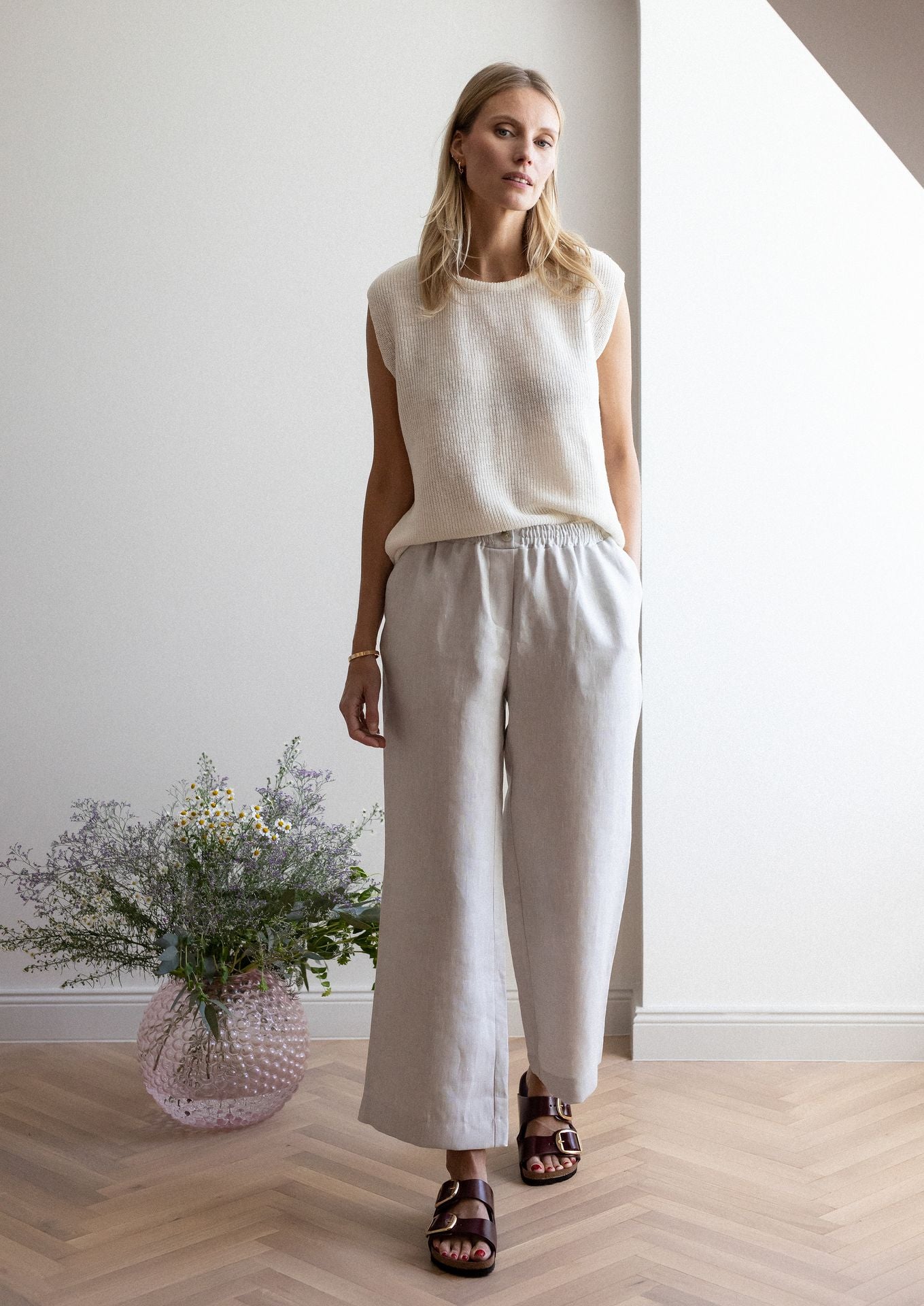 LINEN TROUSERS