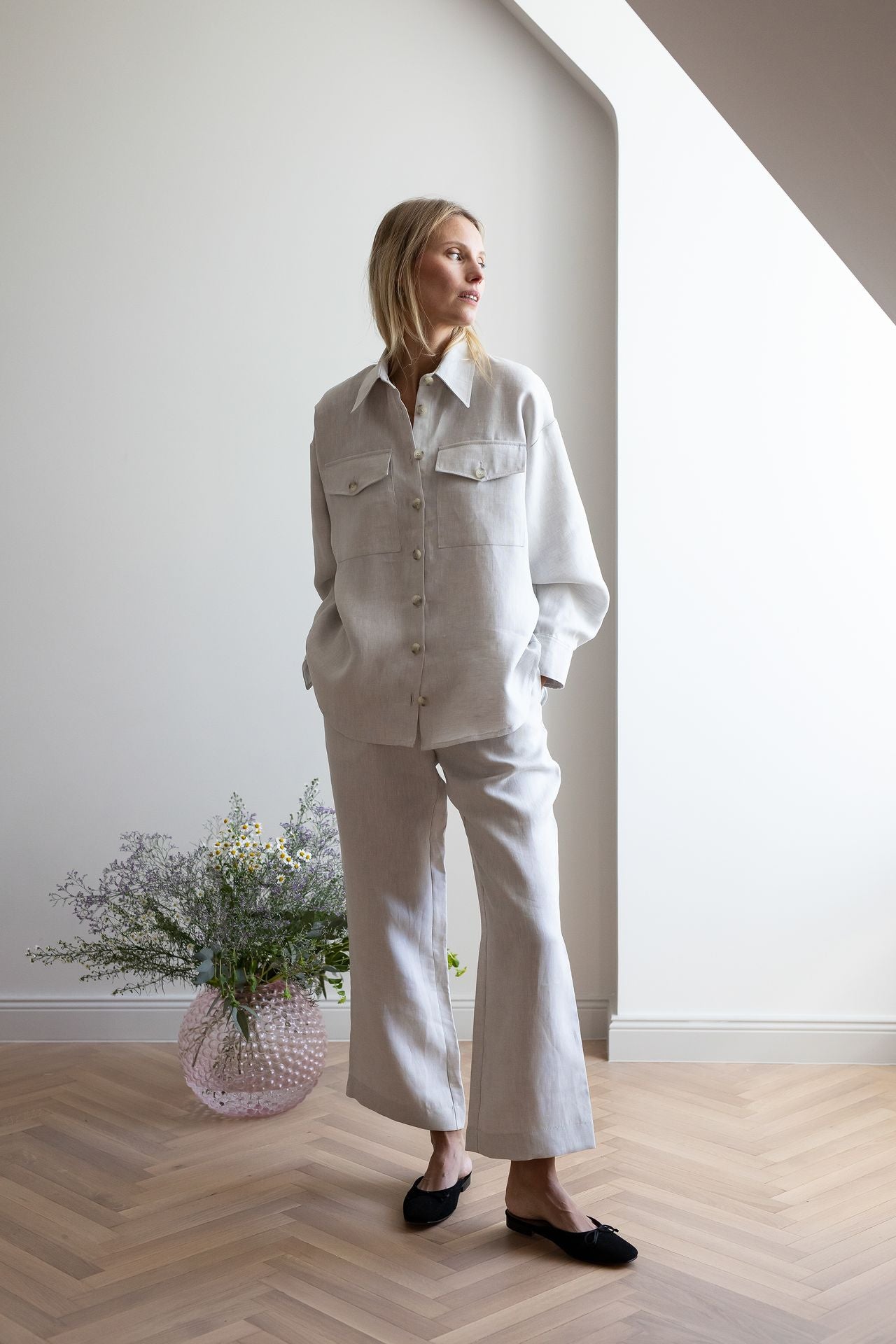 LINEN TROUSERS