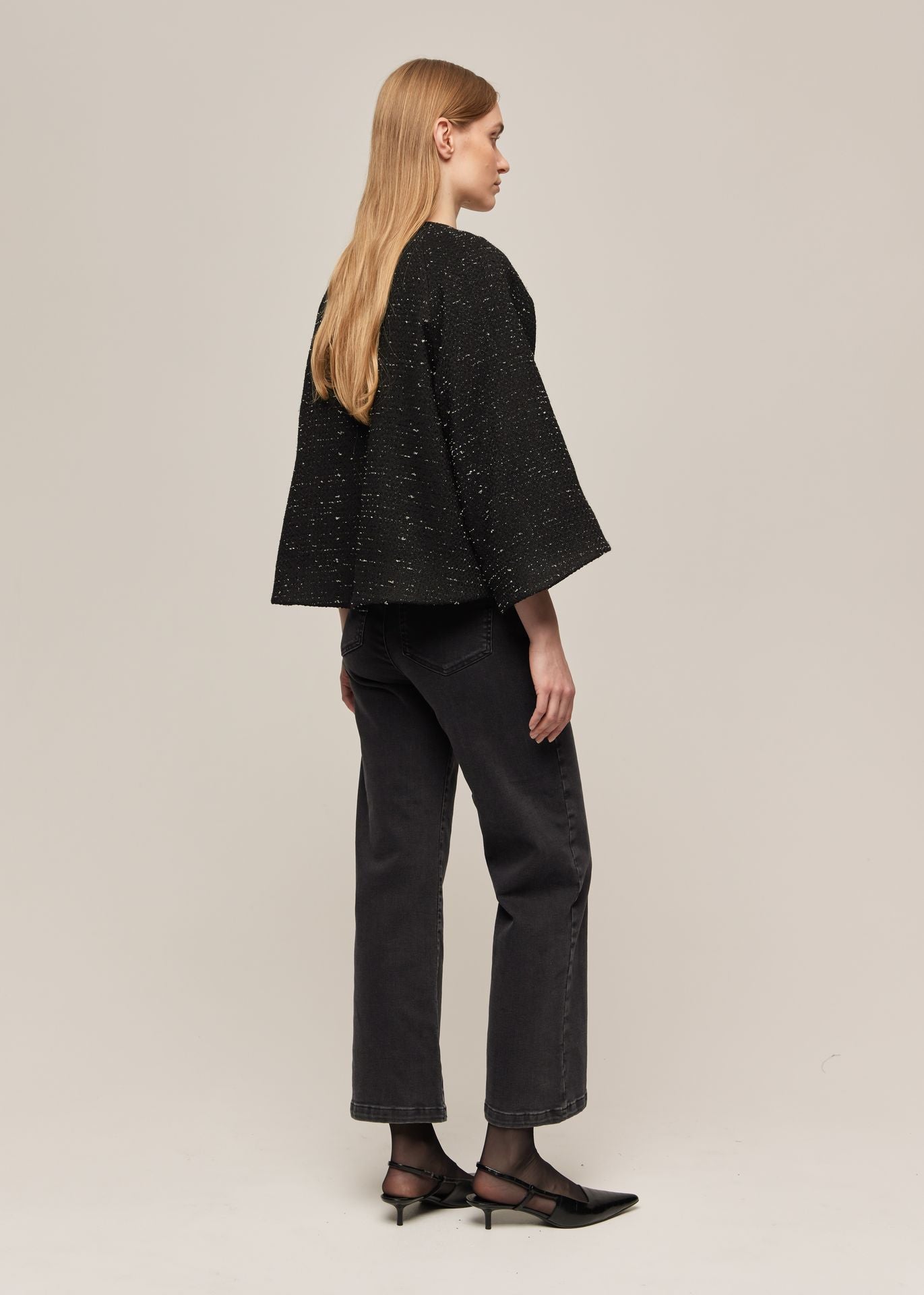 MARIA JACKET BLACK SHIMMER