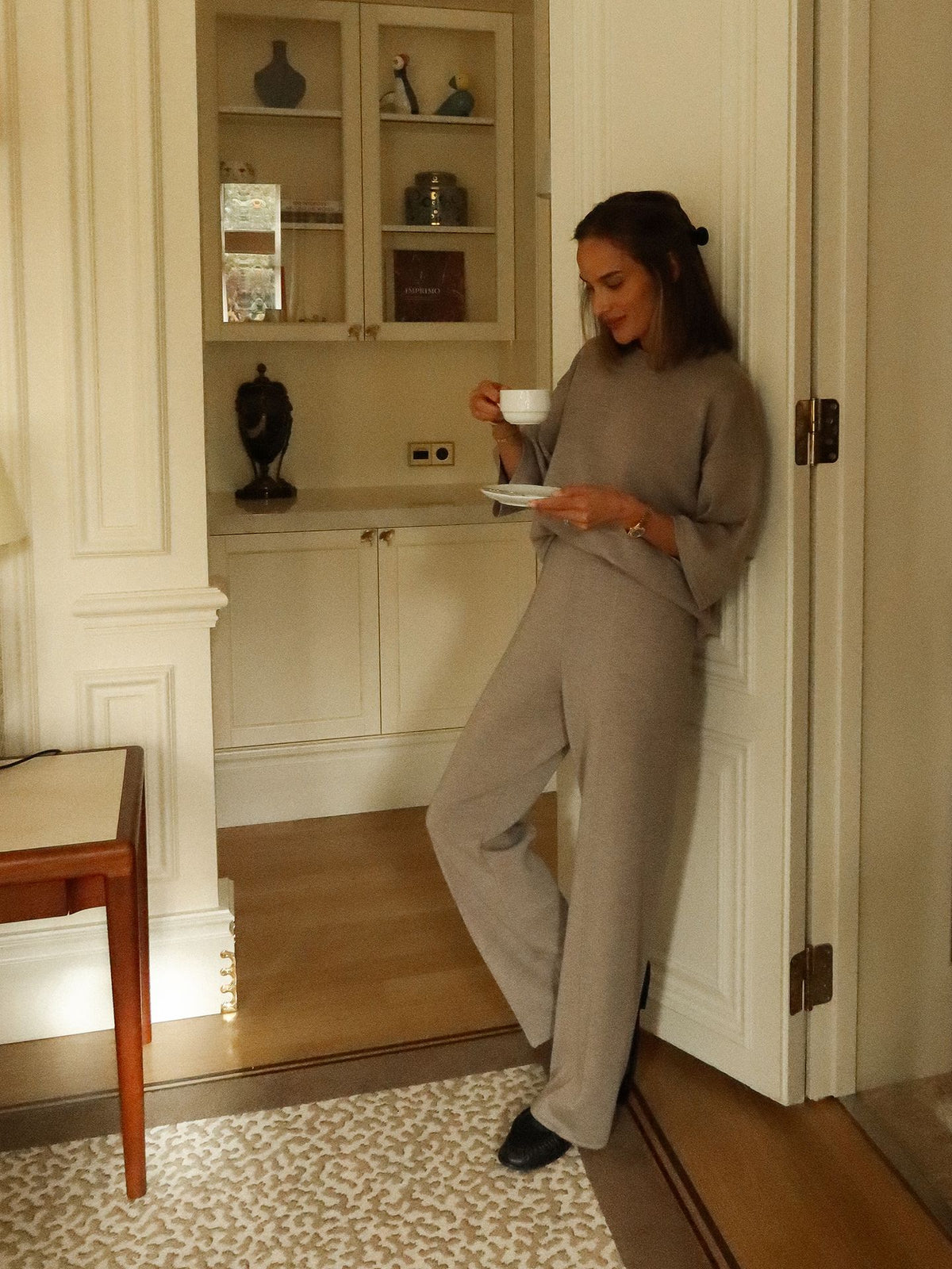 MERINO LOUNGE PANTS OATMEAL