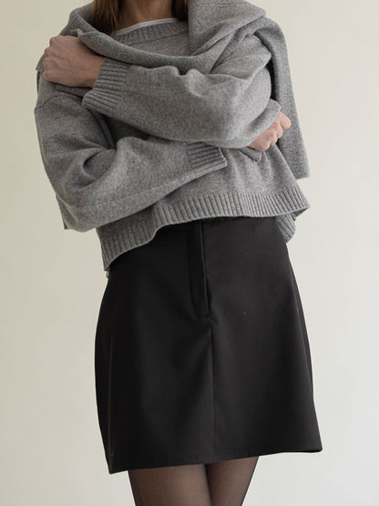 MINI SKIRT BLACK