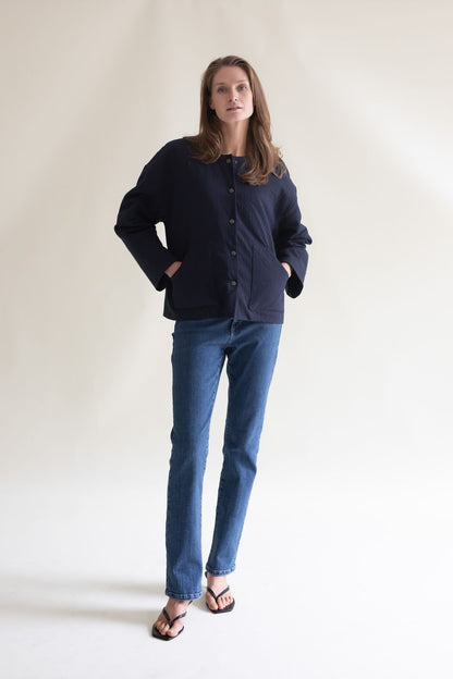 PADDED JACKET NAVY