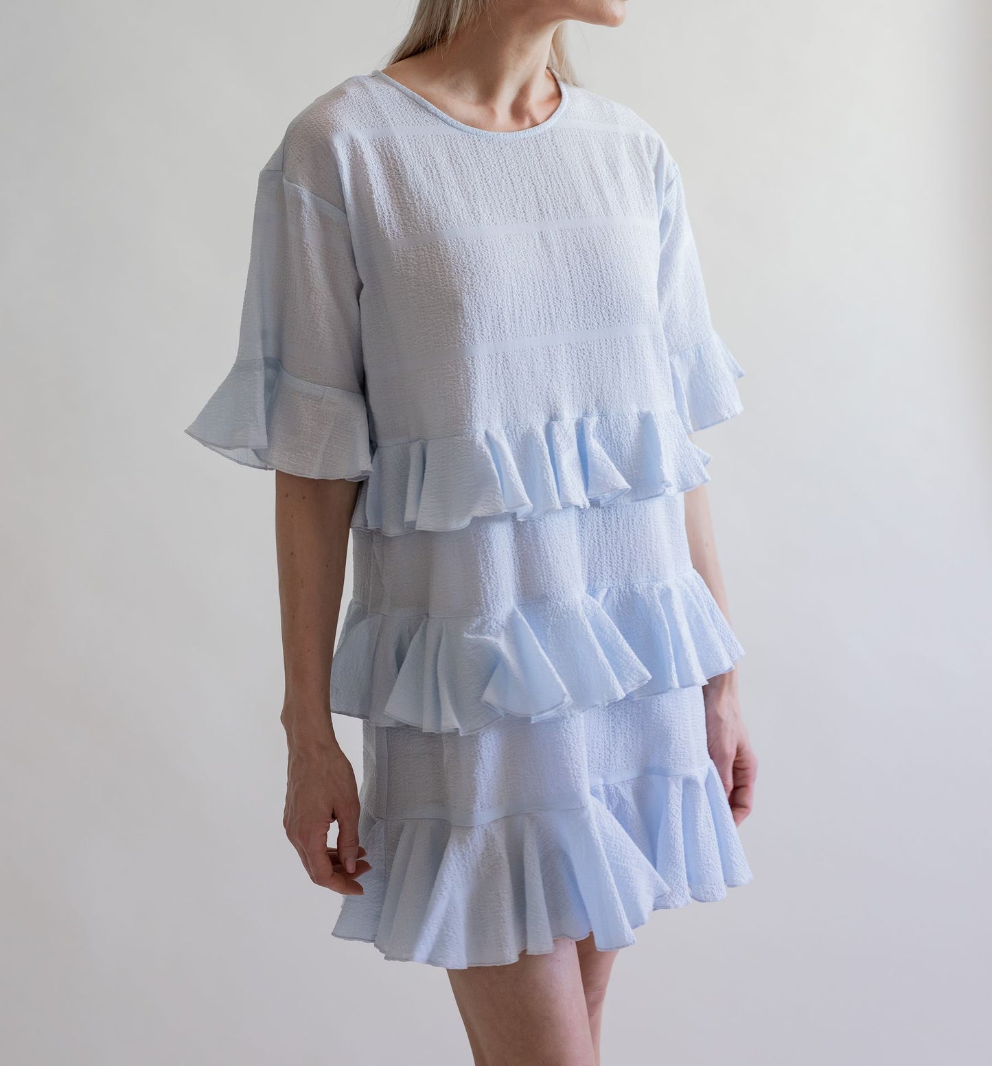 PAOLA DRESS LIGHT BLUE