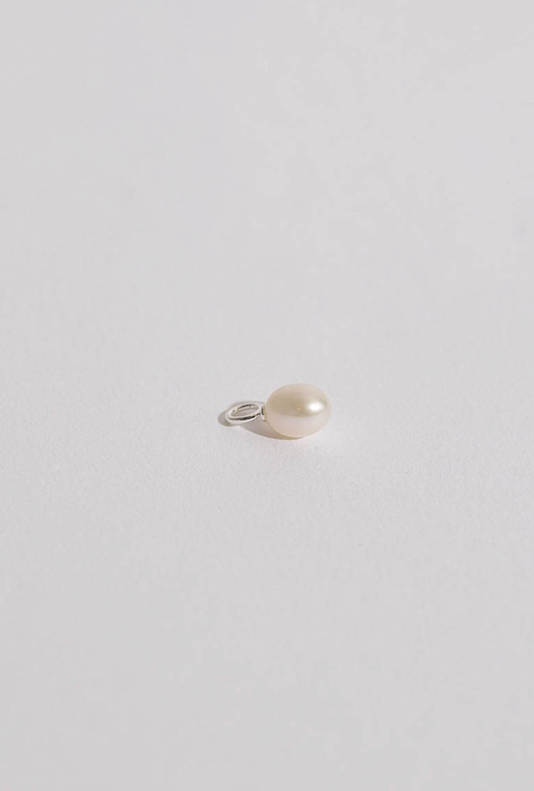 PEARL DROP PENDANT SILVER
