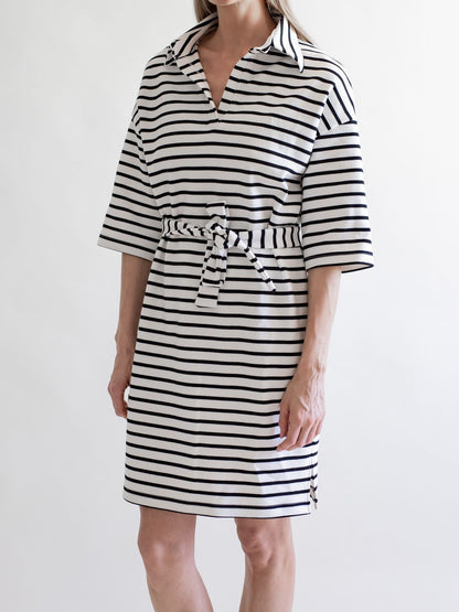 POLO DRESS STRIPE