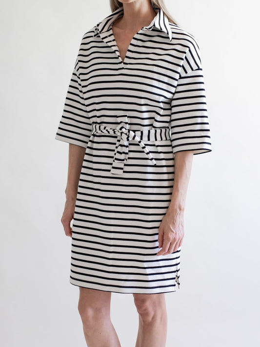 POLO DRESS STRIPE