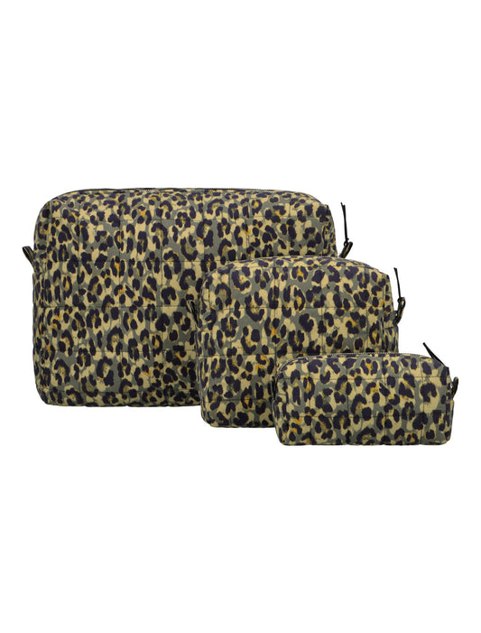 QUILTED COSMETIC BAG LEO LARGE