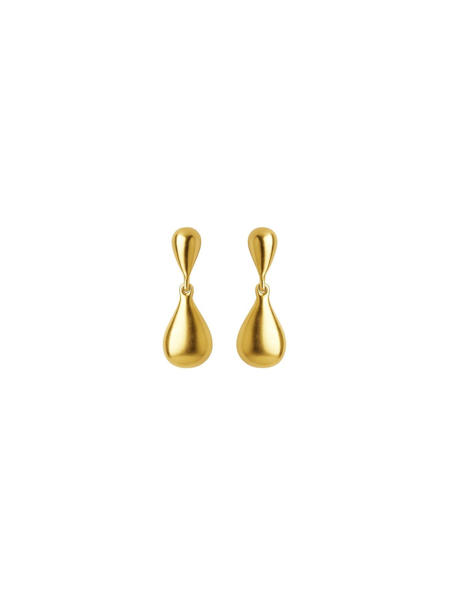 RAIN DROP EARRINGS GOLD