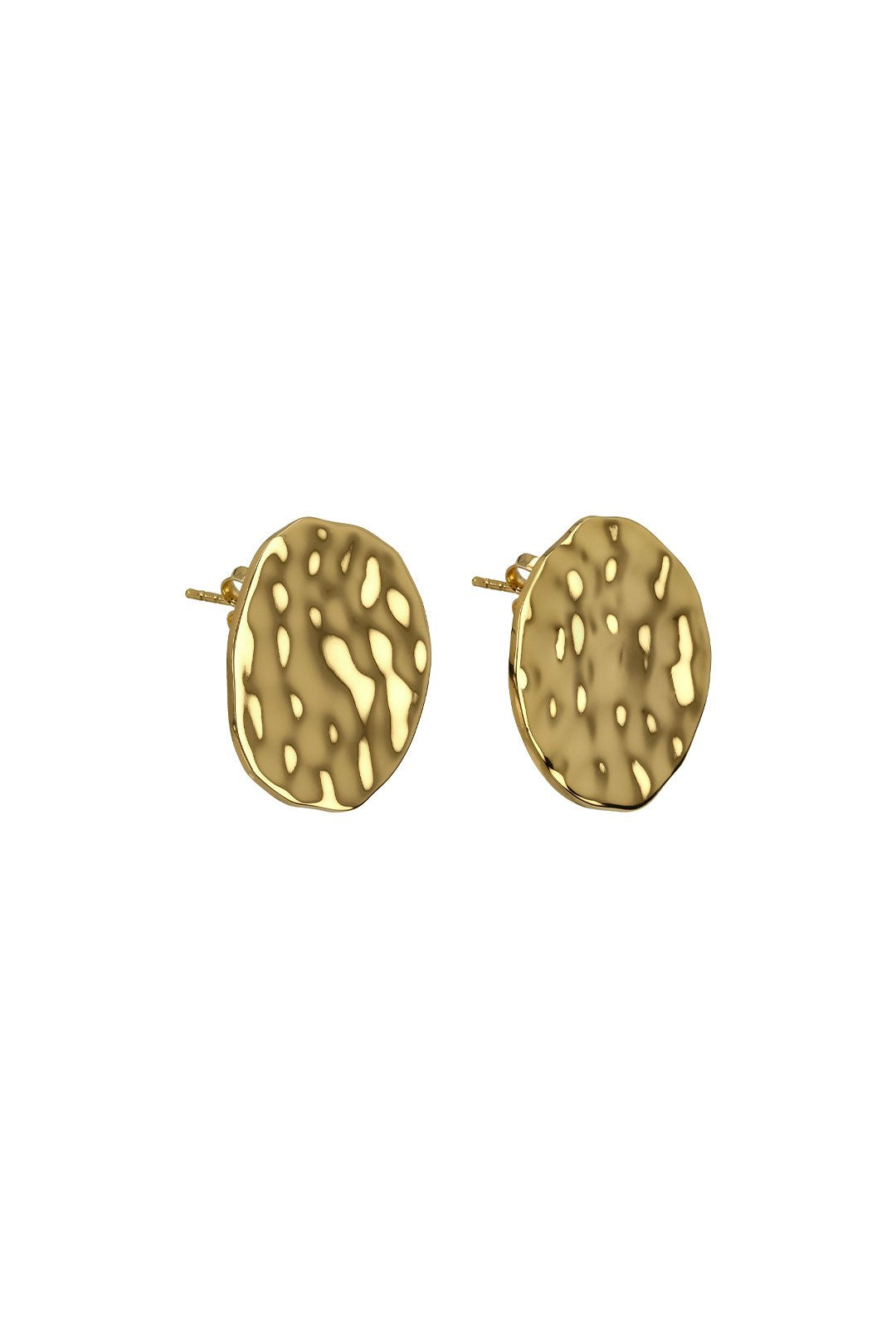 SCULPTURAL EARRINGS GOLD