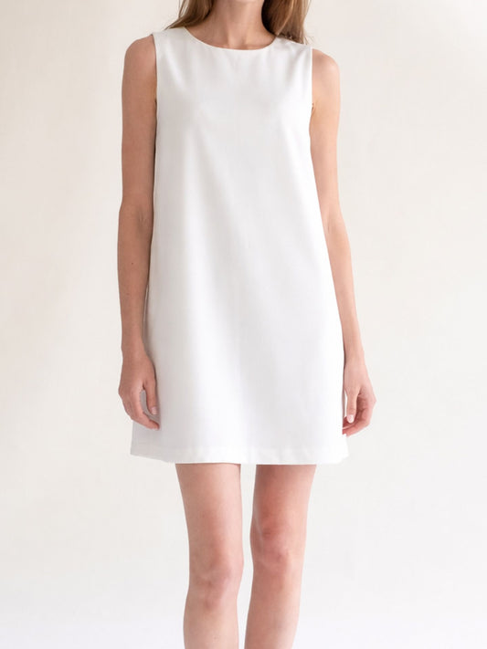 SHIFT DRESS WHITE