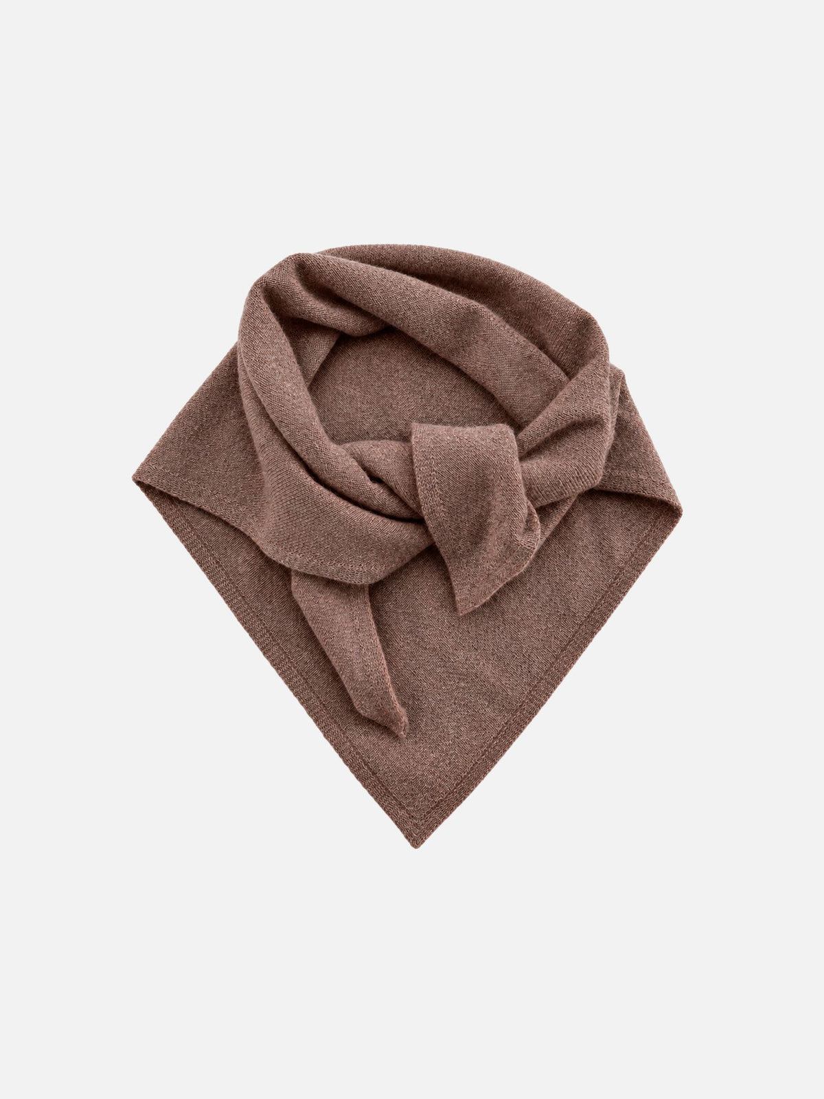 TRIANGLE SCARF CASHMERE ESPRESSO