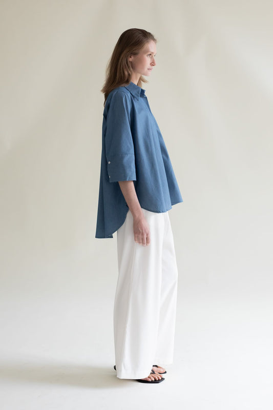 CLASSIC SHIRT W/ TWIST CLEO
