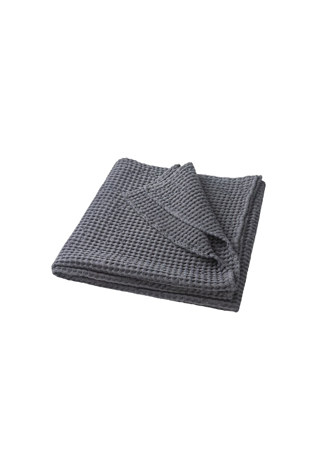 WAFFLE TOWEL ASPHALT LARGE