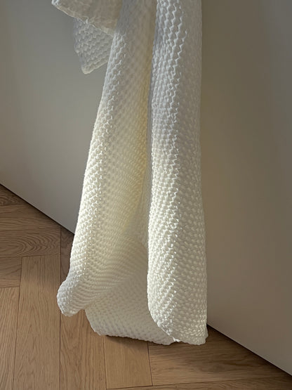 VÅFFEL HANDDUK VIT STOR