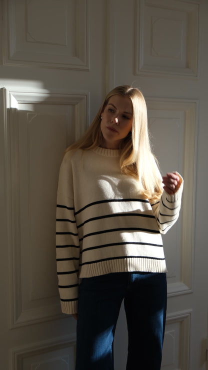 CREW NECK COTTON STRIPED